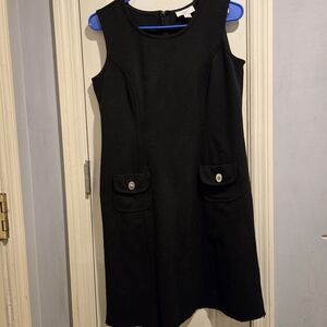 Ann Taylor Loft Black Sleeveless Dress Size 4